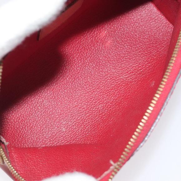 LOUIS VUITTON Vernis Pochette Cosmetic PM Rouge Grunadine M91746 LV Auth 128683 - Picture 10 of 16